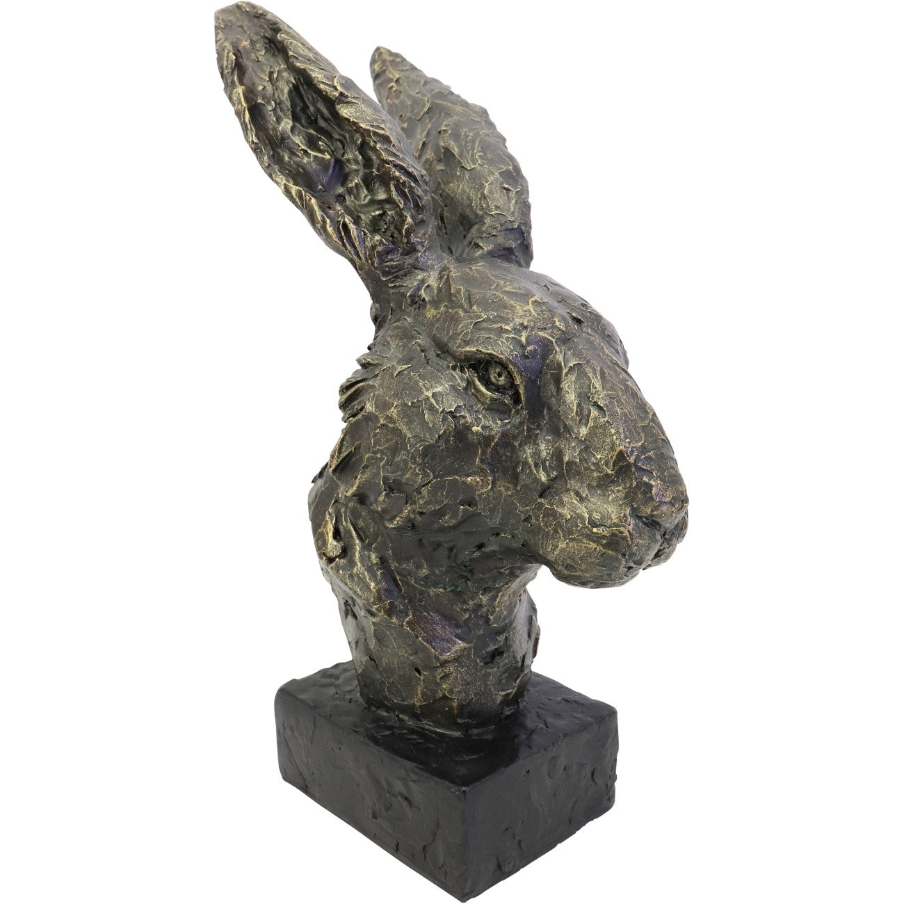 Antique Bronze Albert Rabbit Head Sculpture